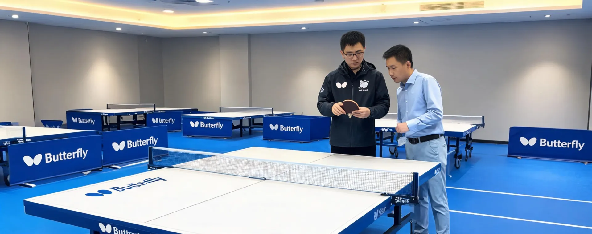 Professional table tennis competition room