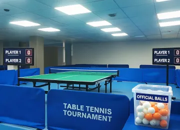 Tournament day setup